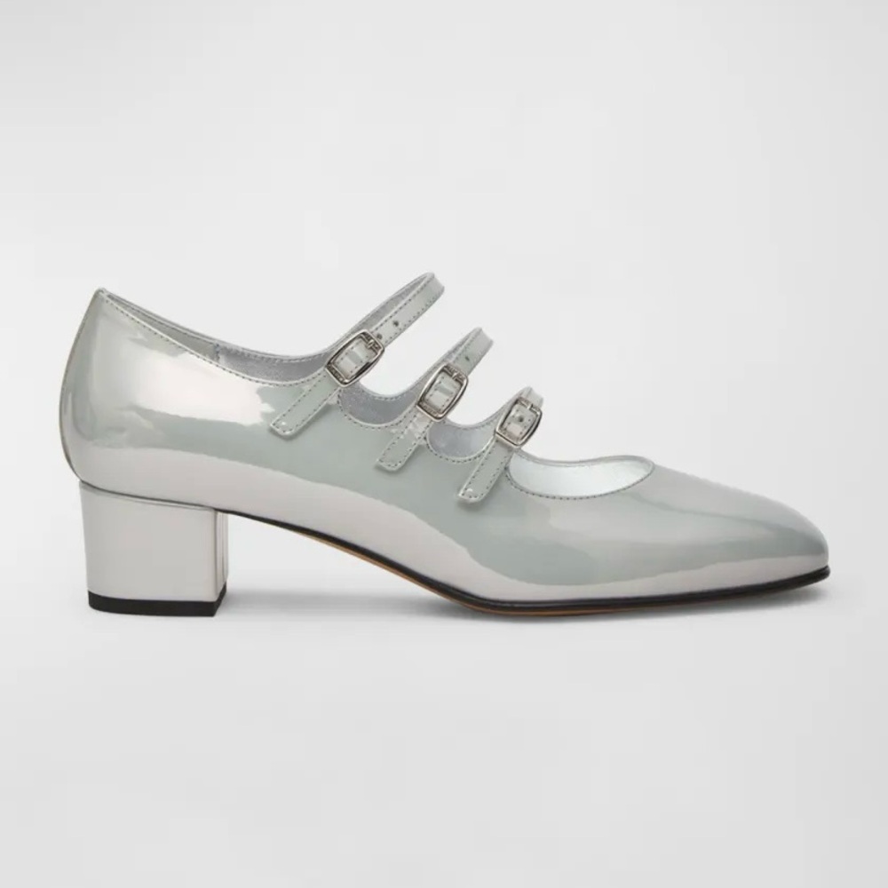 NIB CAREL Kina Patent Mary Jane Ballerina Pumps